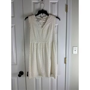 MM Couture Womens White Dress Size L